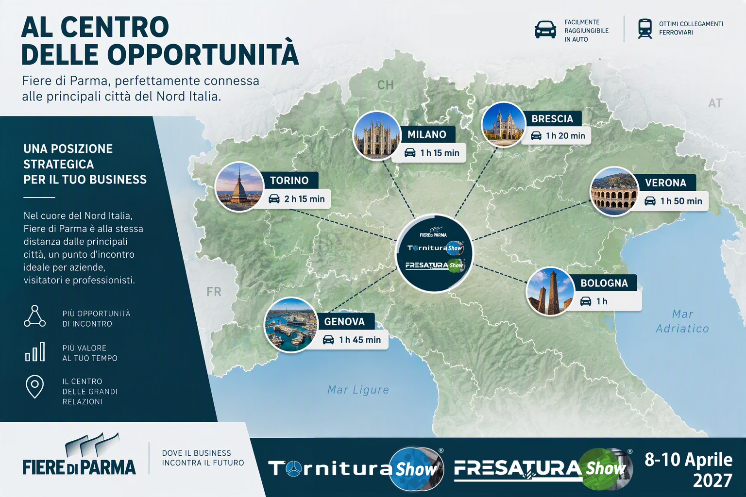 Fiere di Parma, al centro delle opportunità